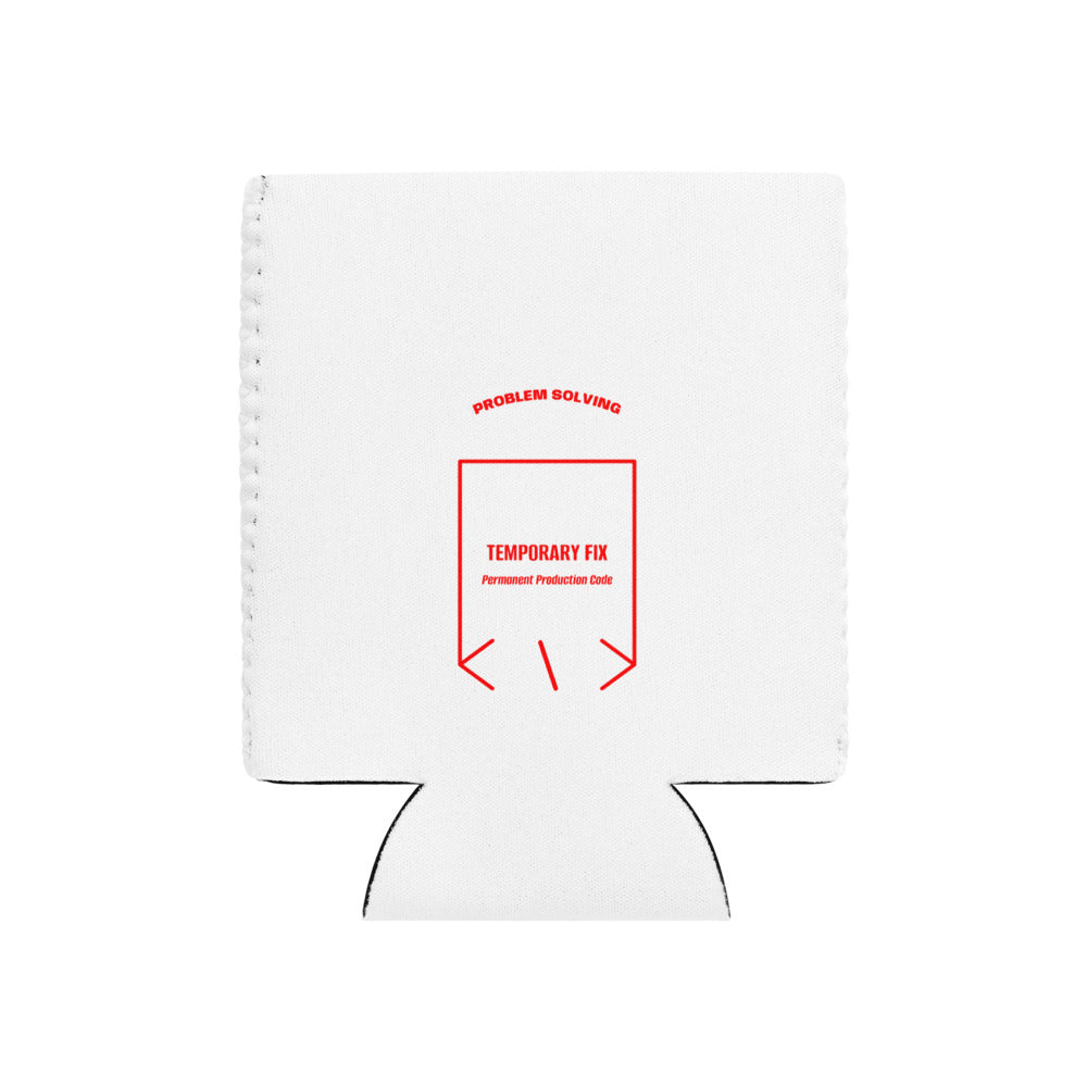 Temporary Fix — White Red back mockup