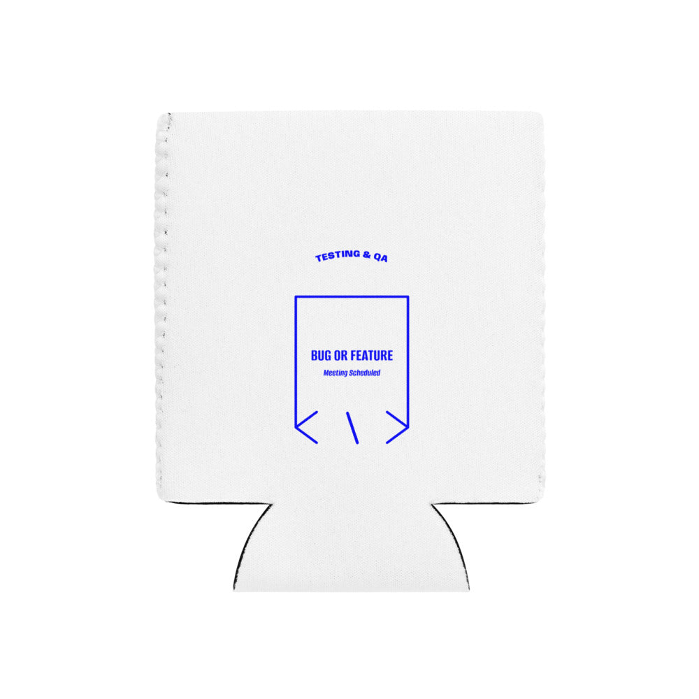 Bug Or Feature — White Blue back mockup