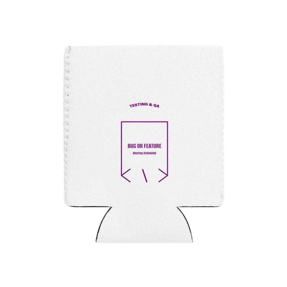 Bug Or Feature — White Purple back mockup