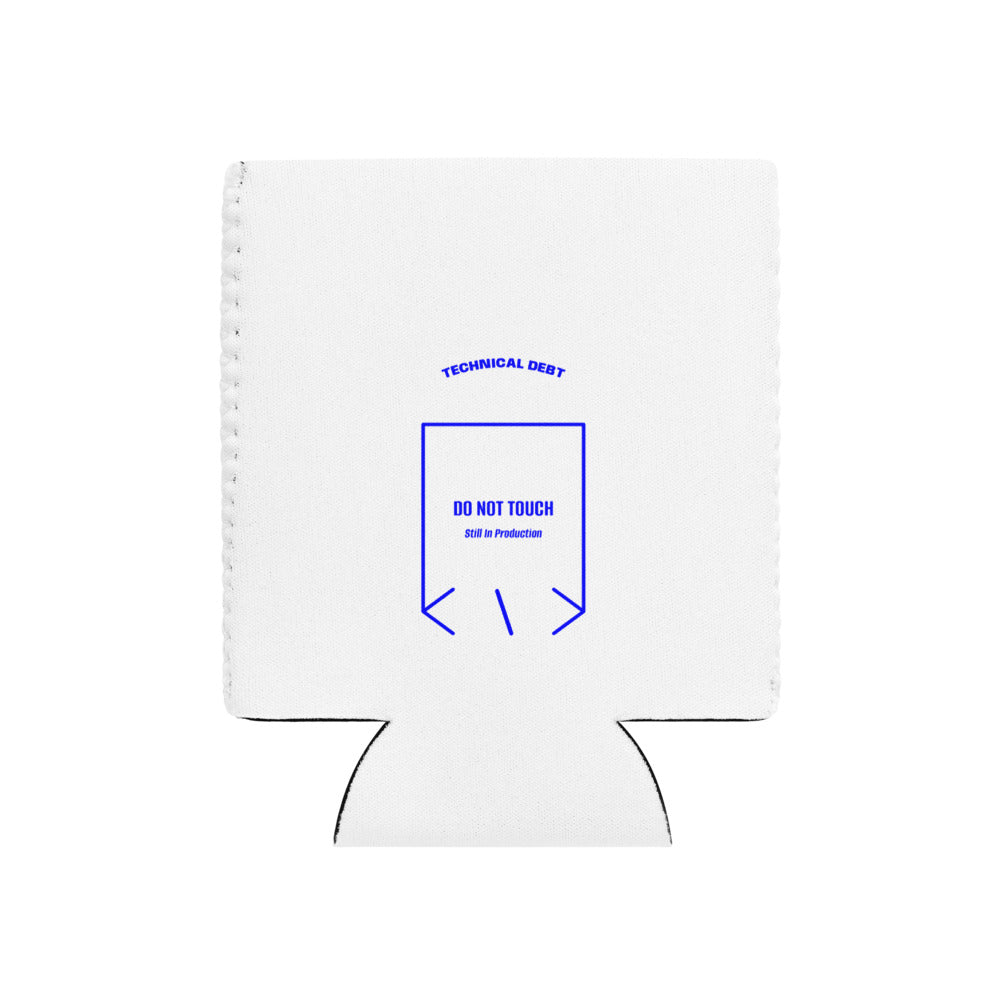 Do Not Touch — White Blue back mockup