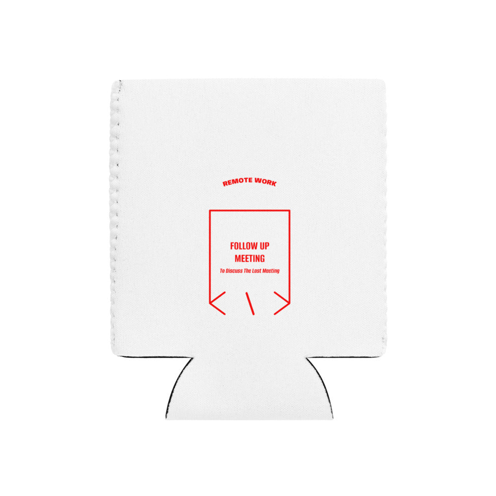 Follow Up Meeting — White Red back mockup