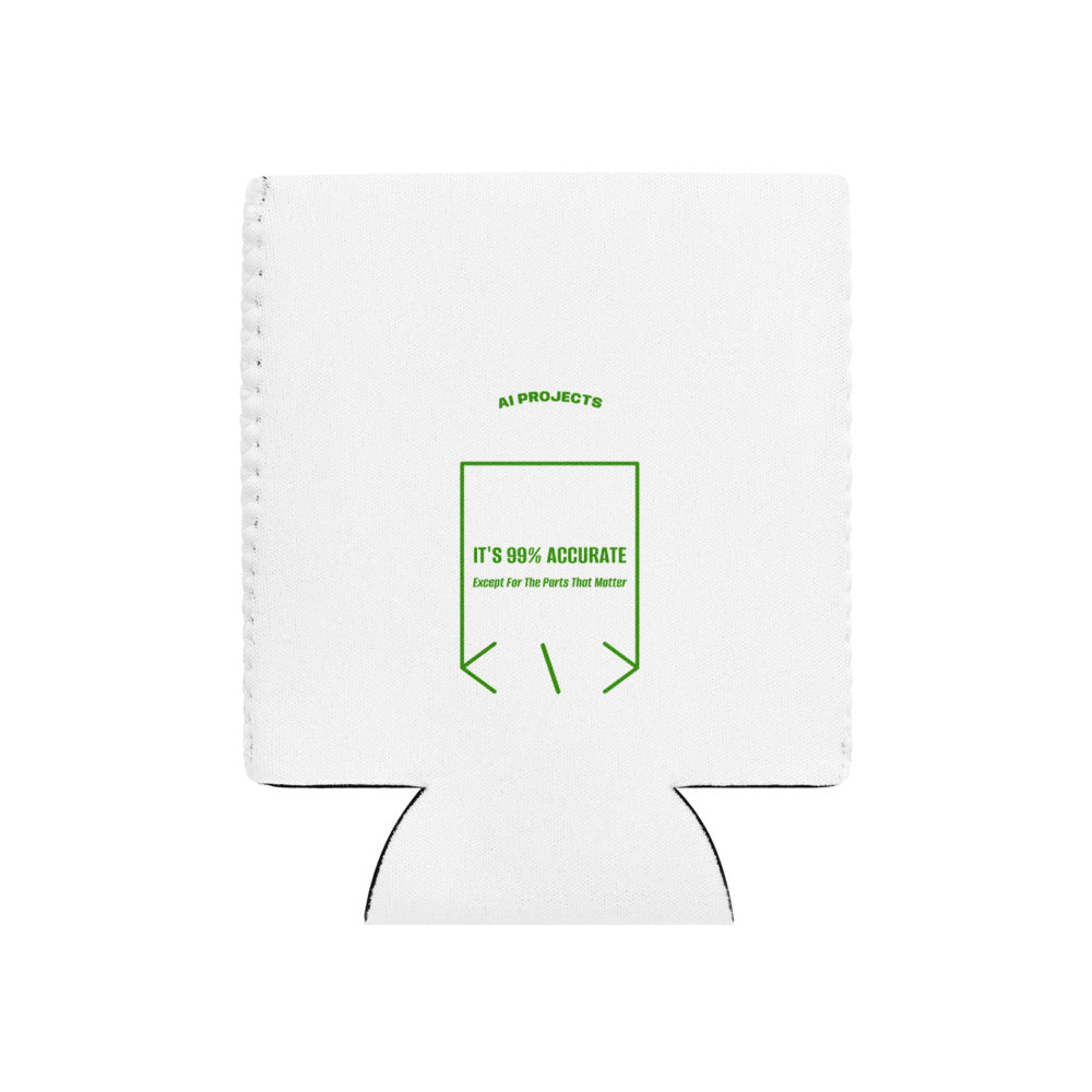 It's 99% Accurate — White Green back mockup