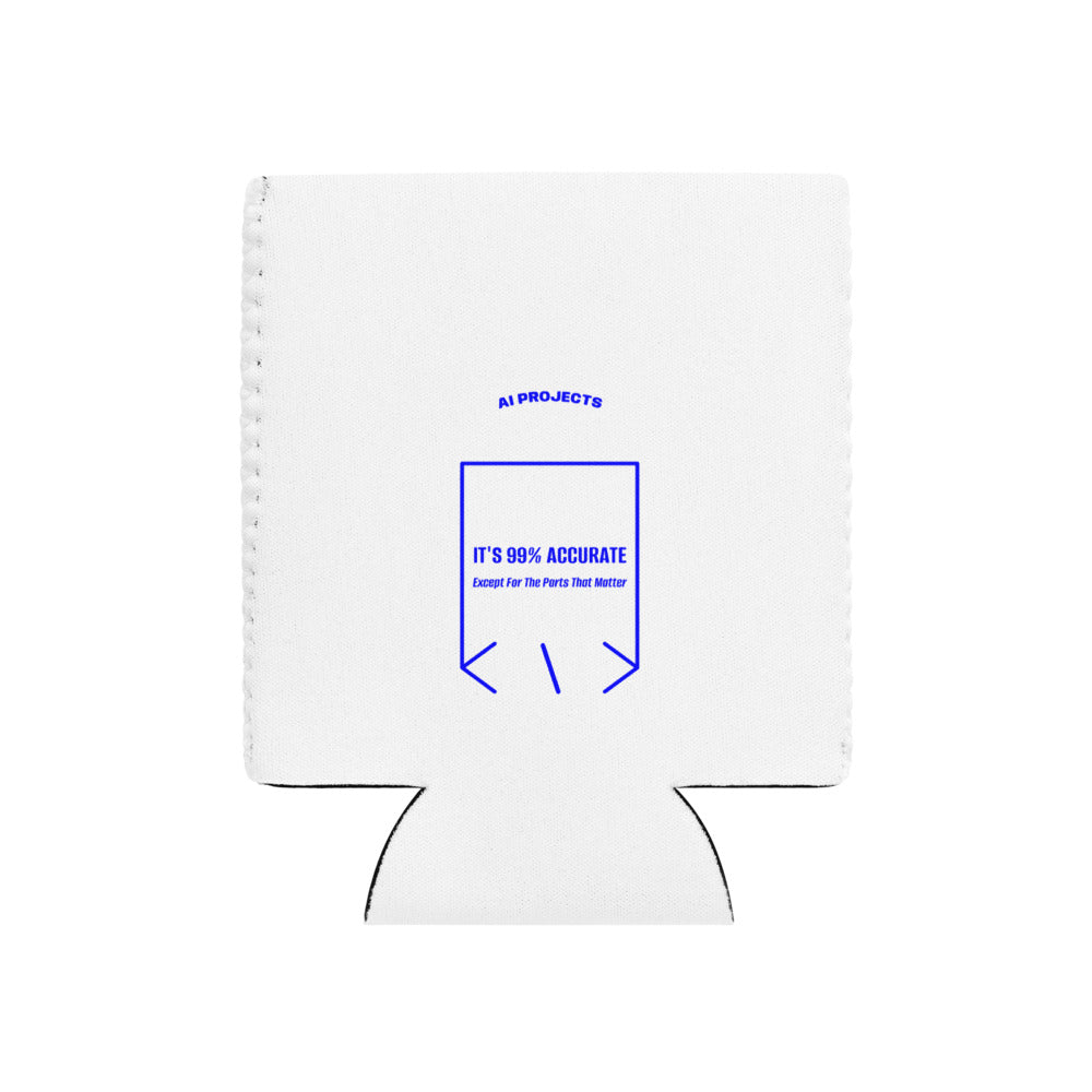 It's 99% Accurate — White Blue back mockup