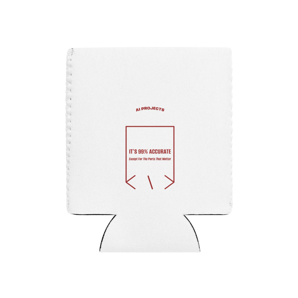 It's 99% Accurate — White Brown back mockup