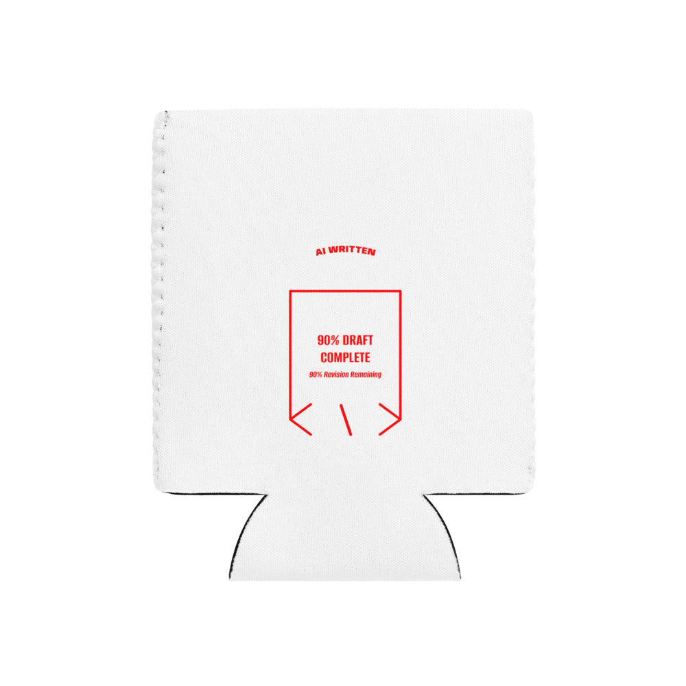 90% Draft Complete — White Red back mockup