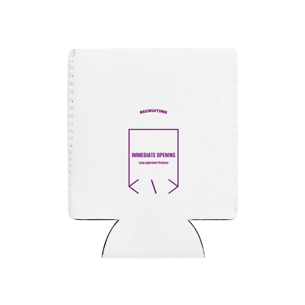 Immediate Opening — White Purple back mockup