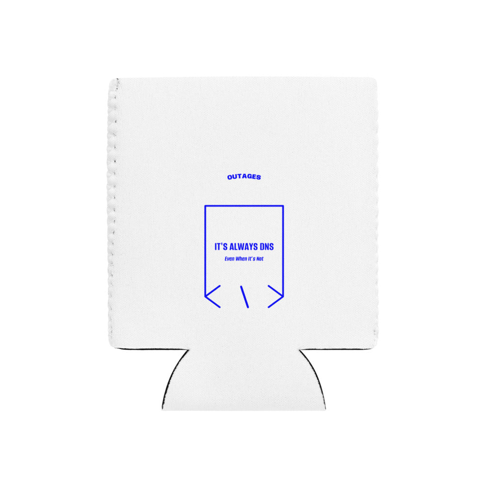 It's Always DNS — White Blue back mockup