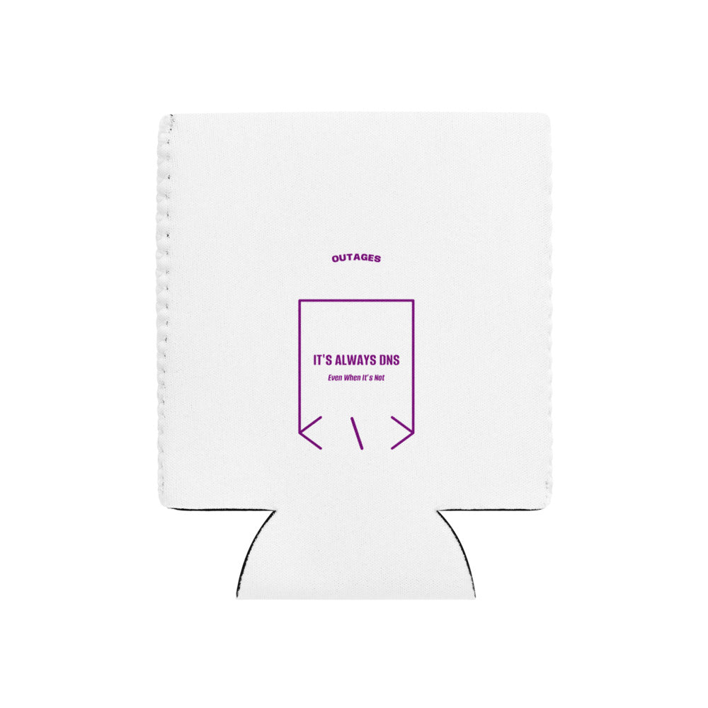 It's Always DNS — White Purple back mockup