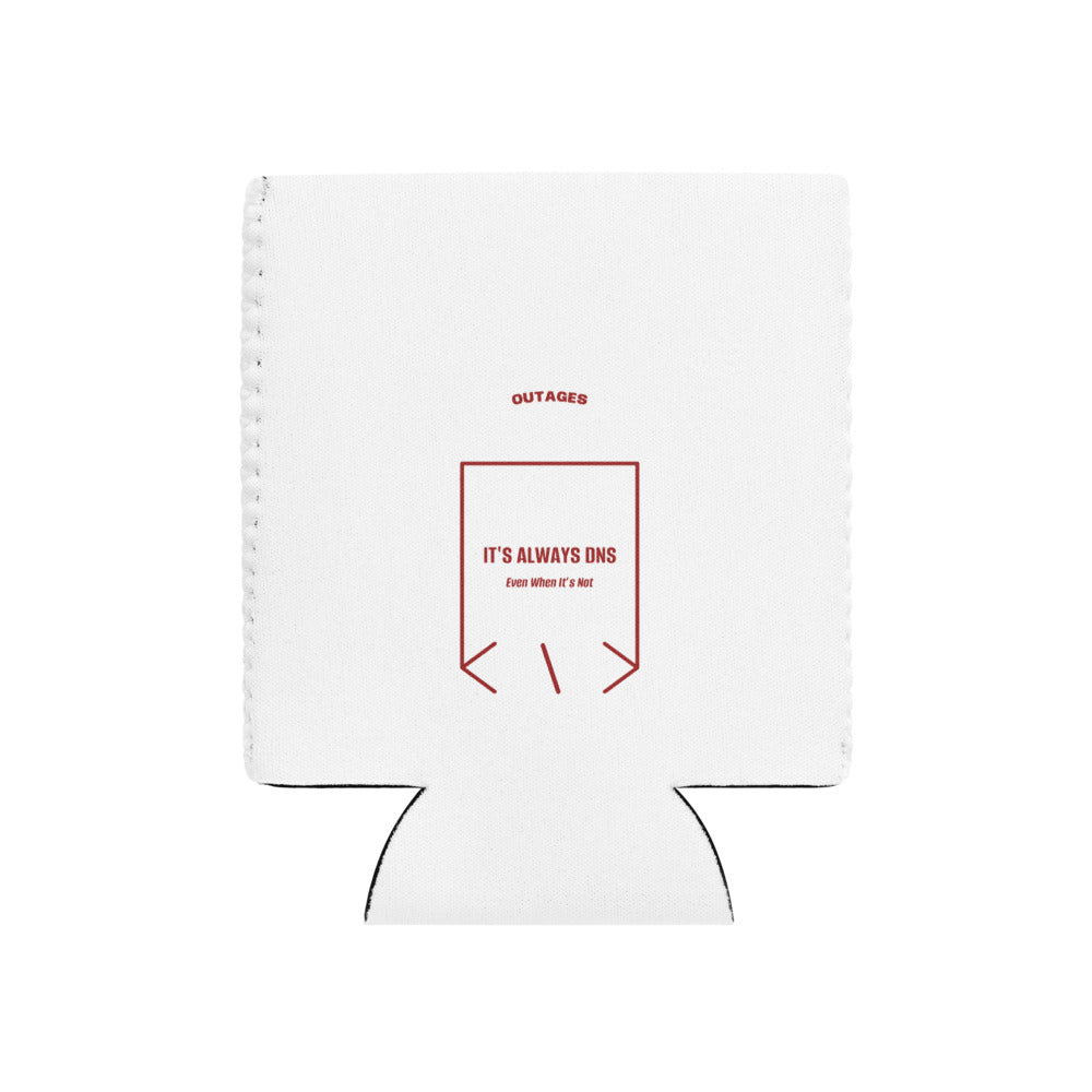 It's Always DNS — White Brown back mockup