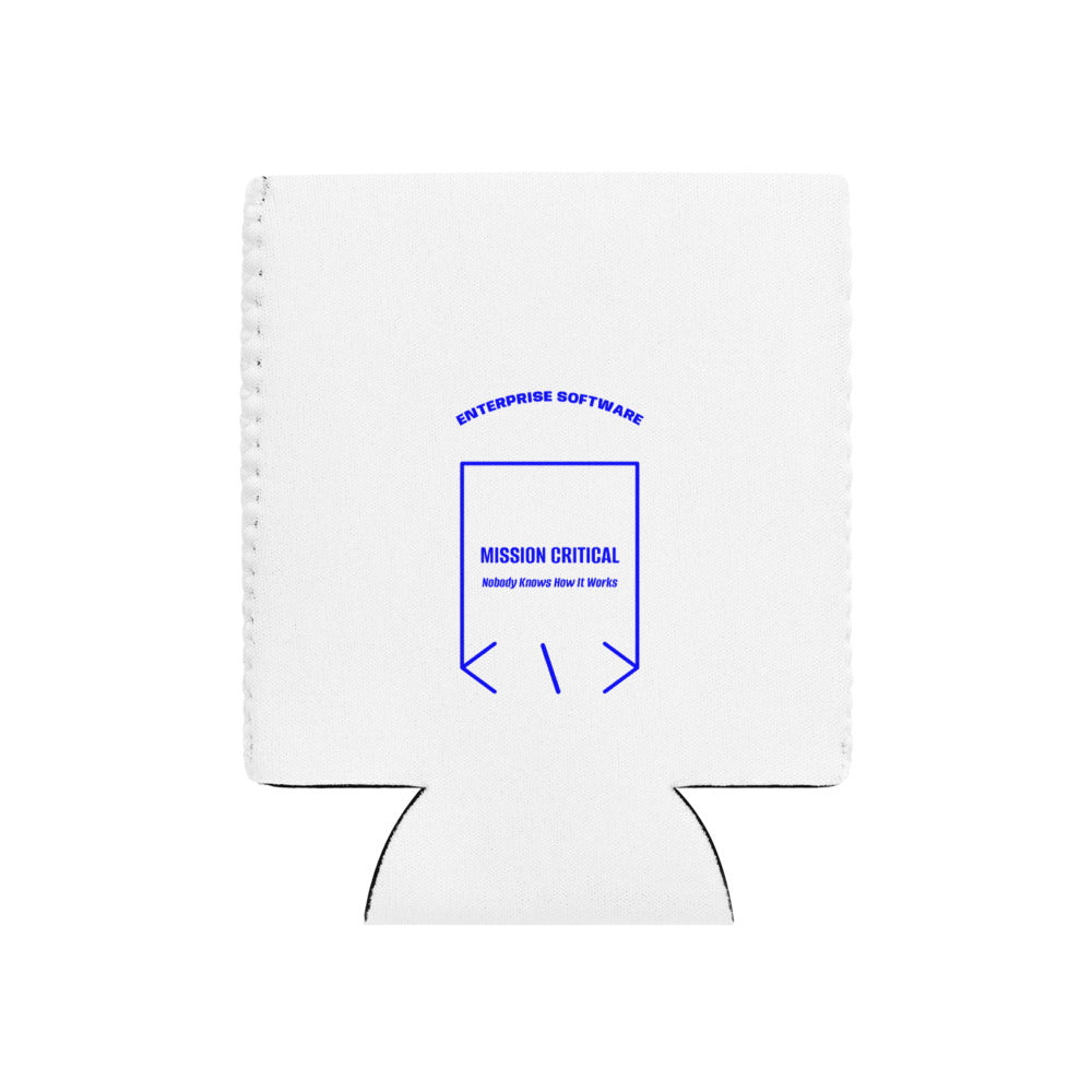 Mission Critical — White Blue back mockup