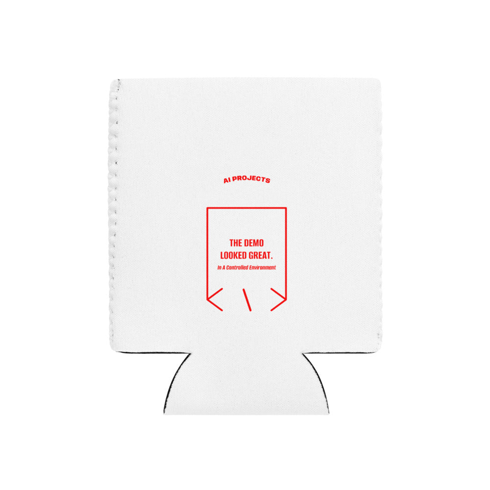 The Demo Looked Great. — White Red back mockup