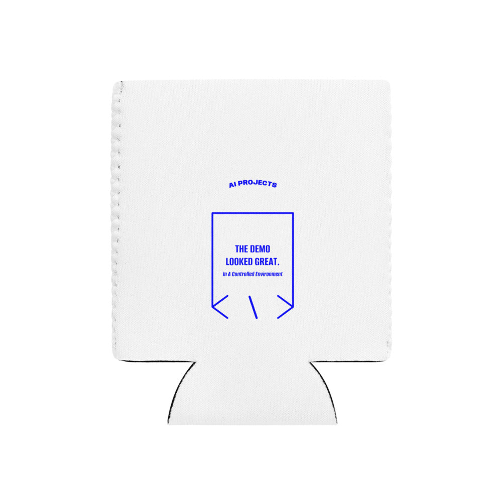 The Demo Looked Great. — White Blue back mockup