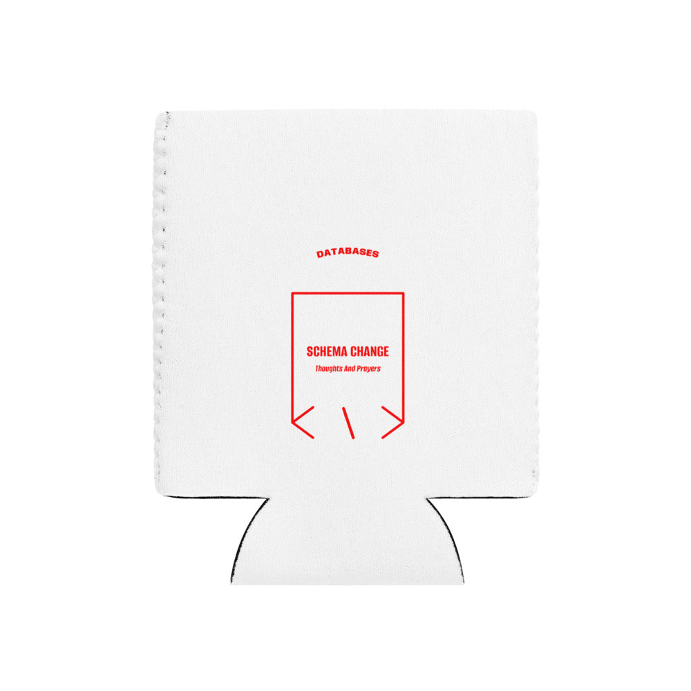 Schema Change — White Red back mockup