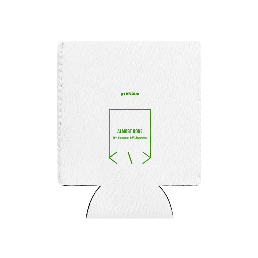 Almost Done — White Green back mockup