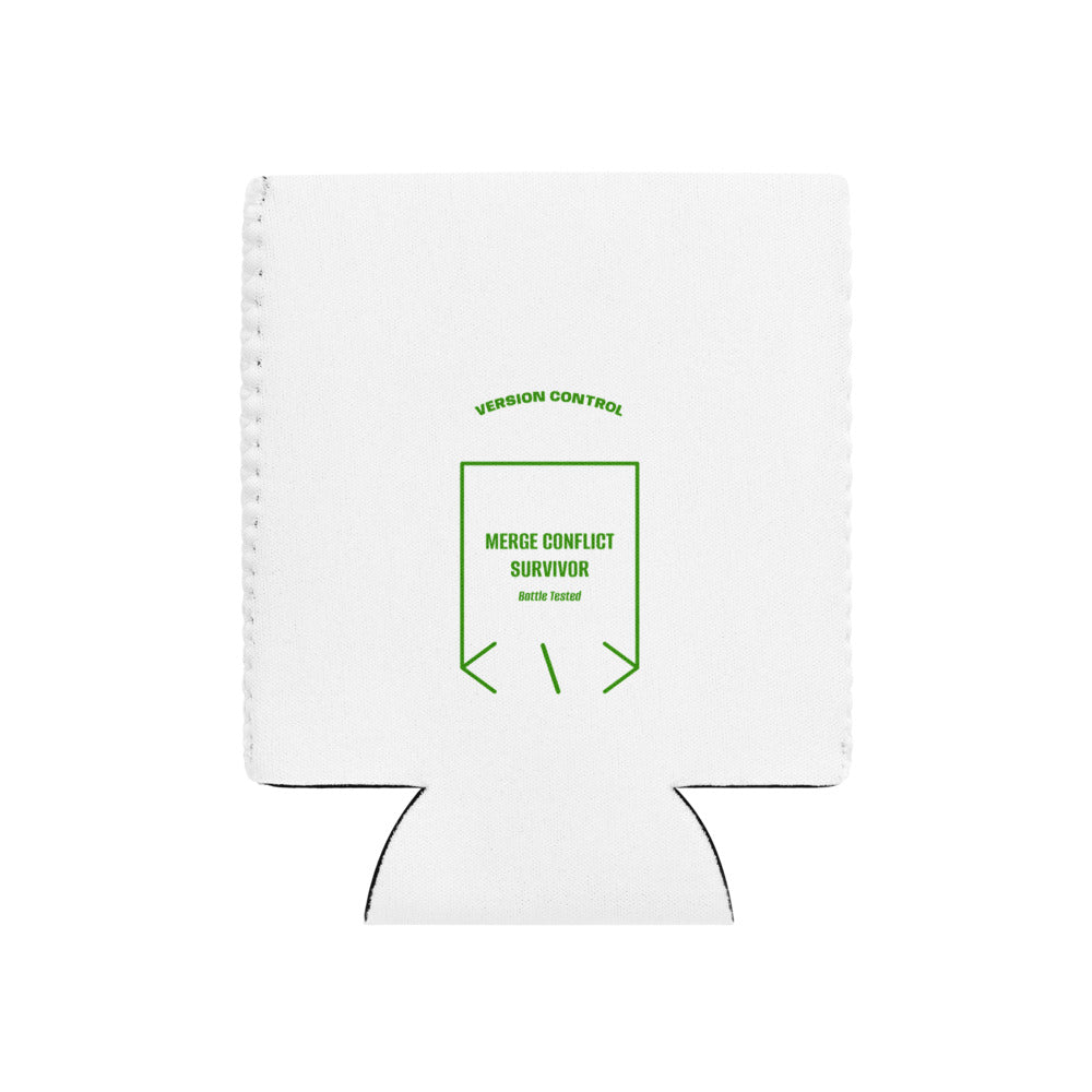 Merge Conflict Survivor — White Green back mockup