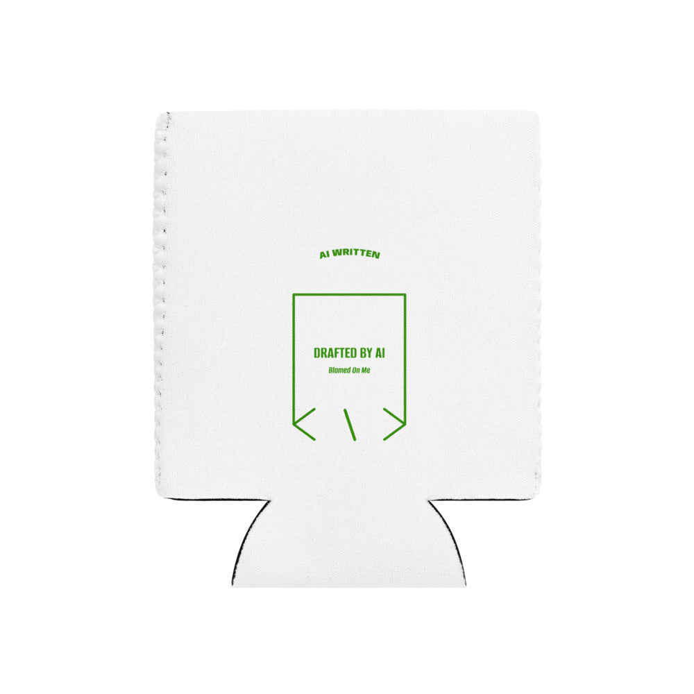 Drafted By AI — White Green back mockup