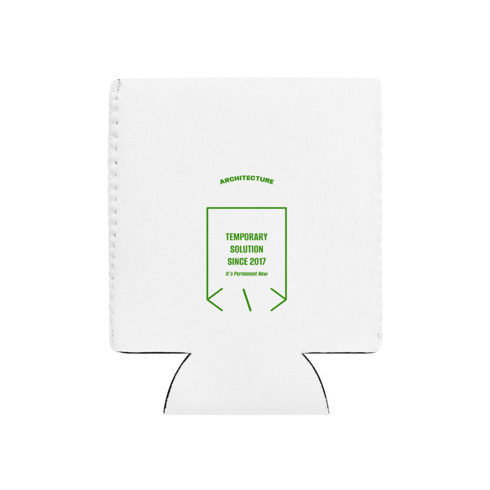 Temporary Solution Since 2017 — White Green back mockup