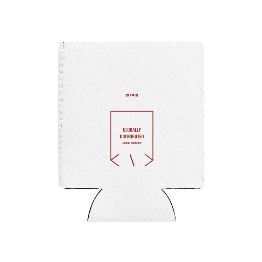 Globally Distributed — White Brown back mockup