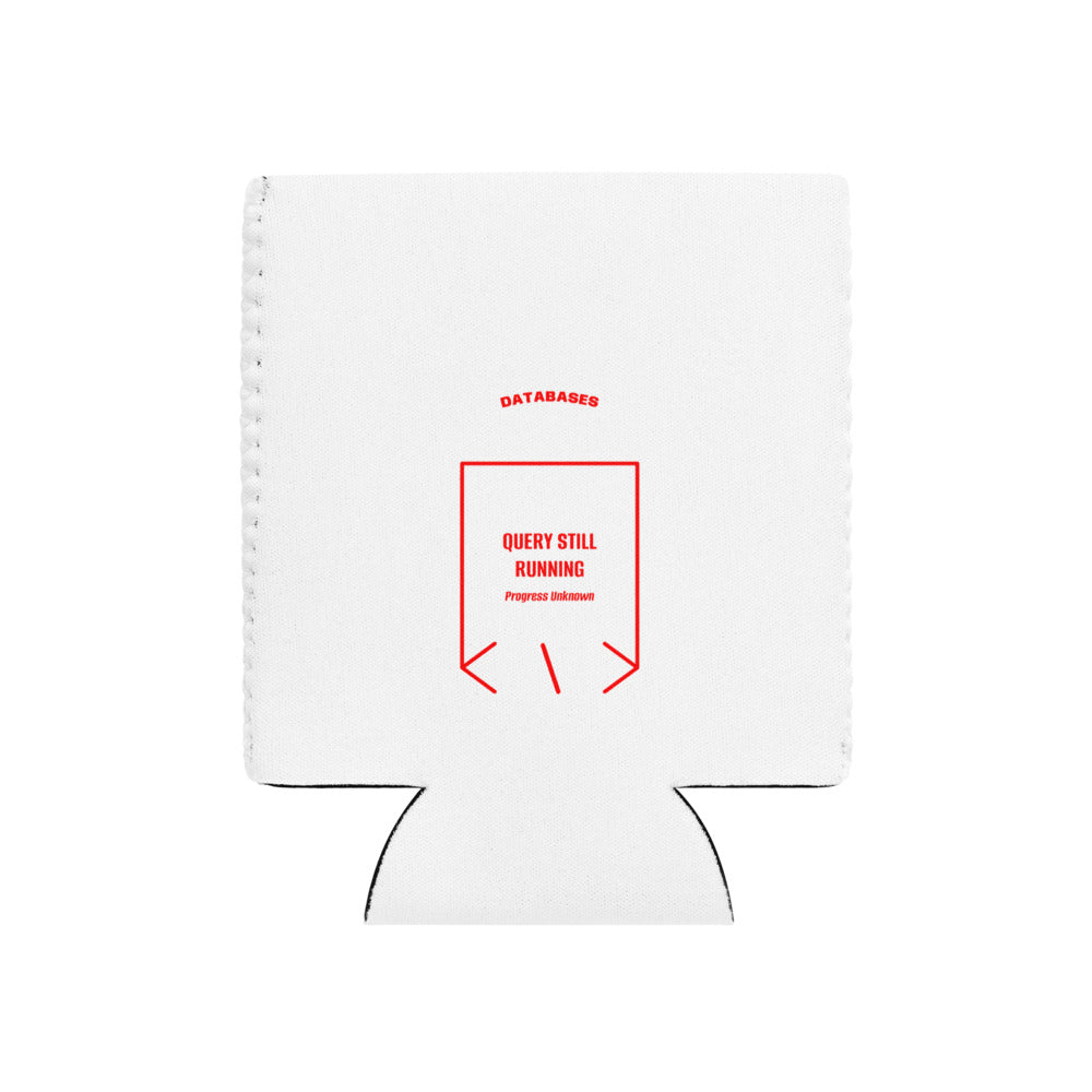 Query Still Running — White Red back mockup