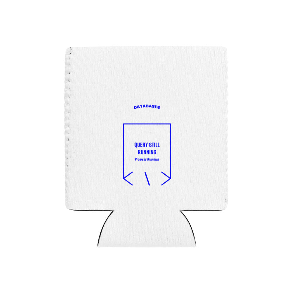 Query Still Running — White Blue back mockup