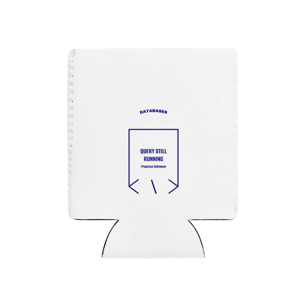 Query Still Running — White Navy back mockup
