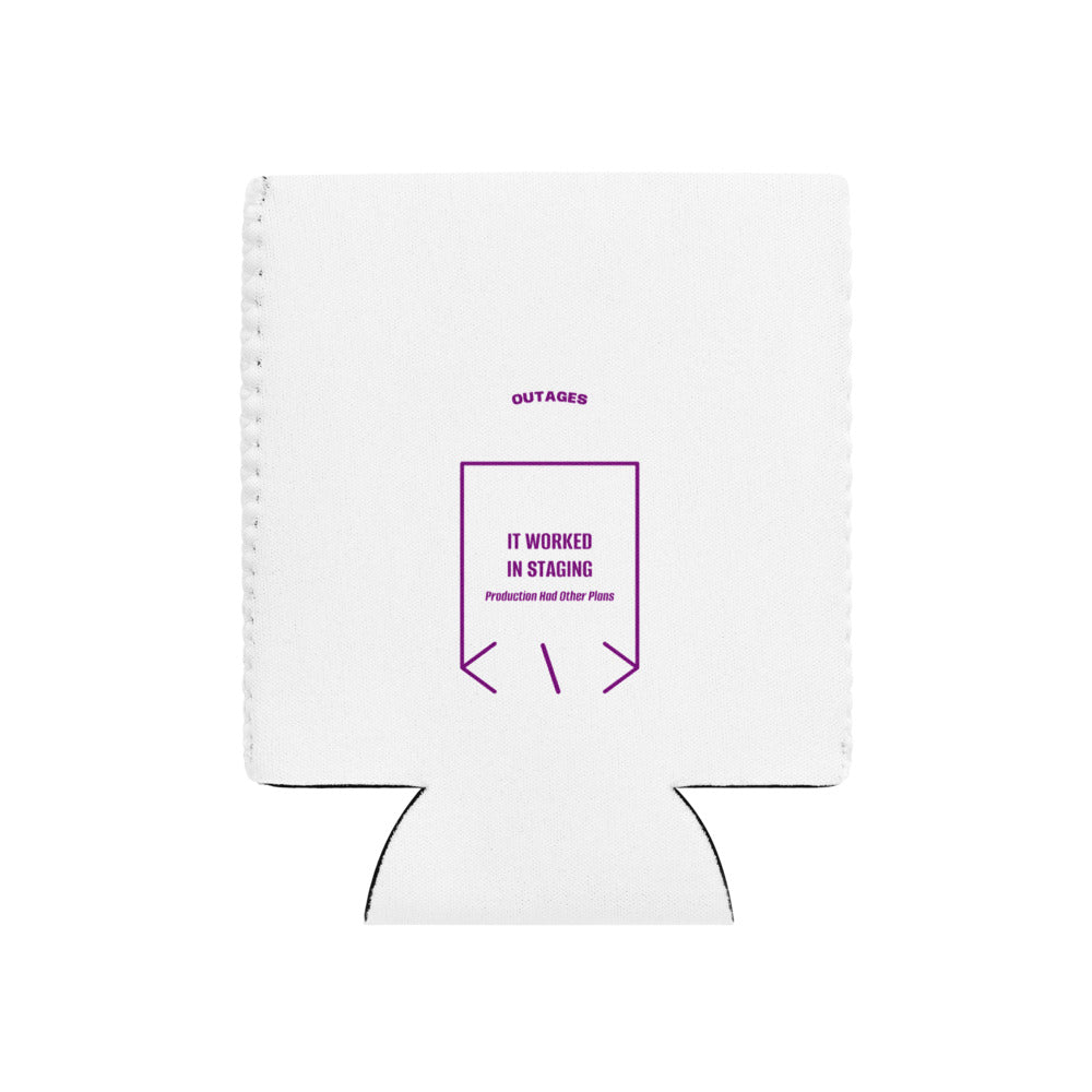 It Worked In Staging — White Purple back mockup
