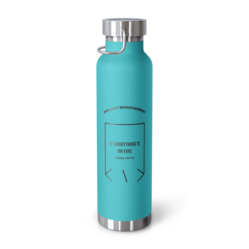 If Everything’s On Fire — Mint Green Black back mockup (22oz)