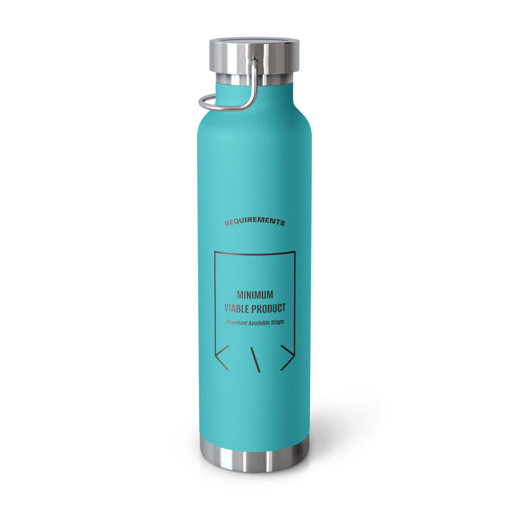 Minimum Viable Product — Mint Green Black back mockup (22oz)