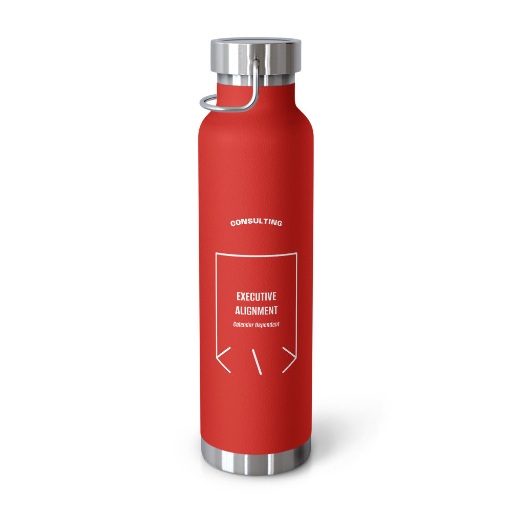 Executive Alignment — Red White back mockup (22oz)