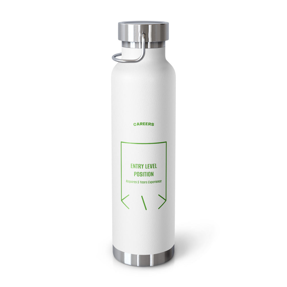 Entry Level Position — White Green back mockup (22oz)