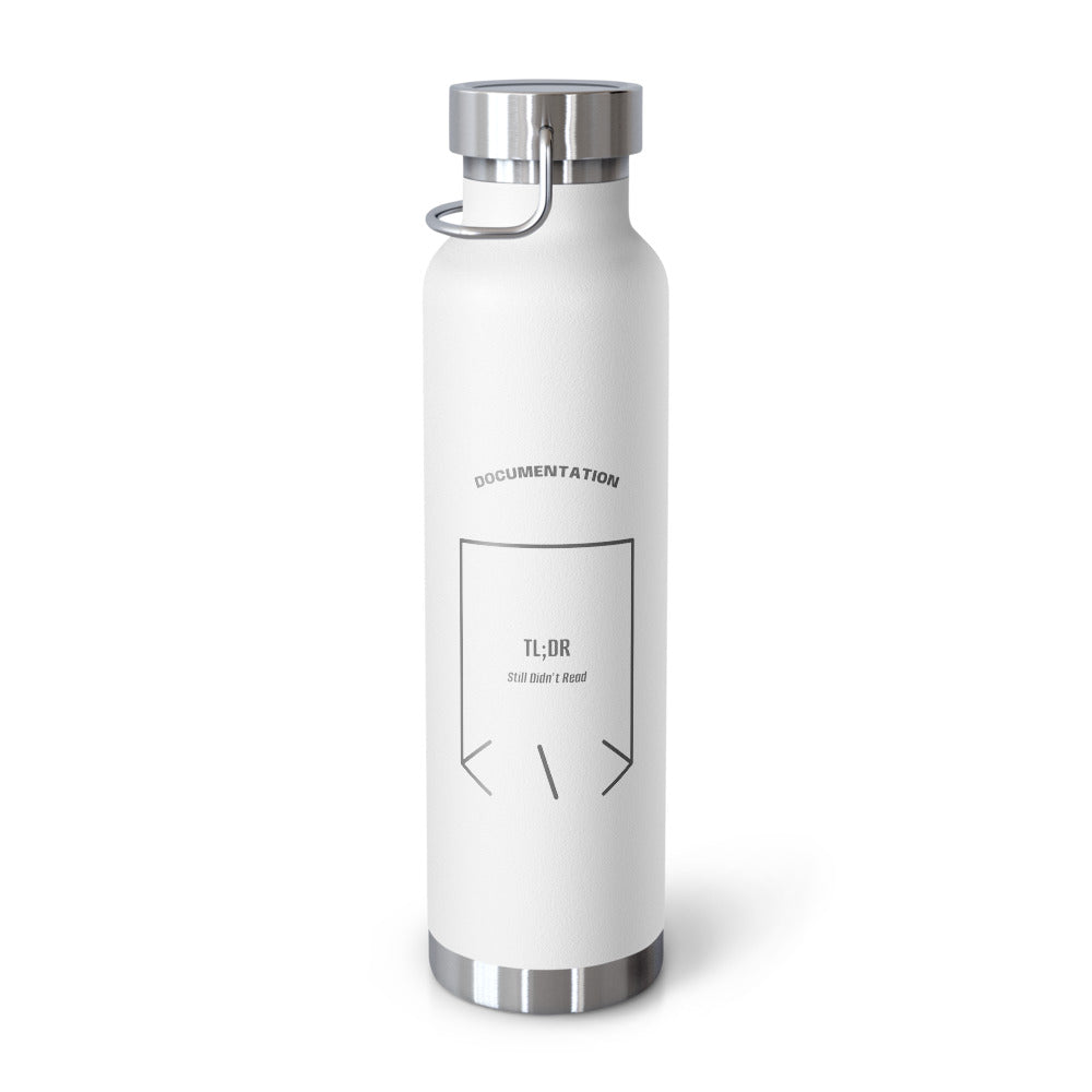TL;DR — White Grey back mockup (22oz)