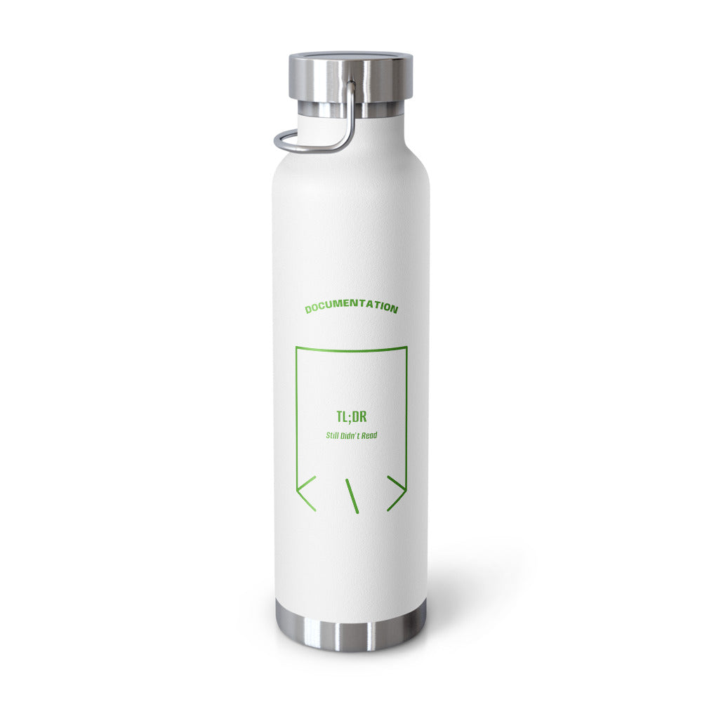 TL;DR — White Green back mockup (22oz)