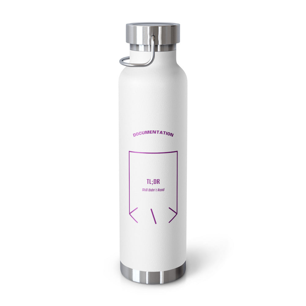 TL;DR — White Purple back mockup (22oz)