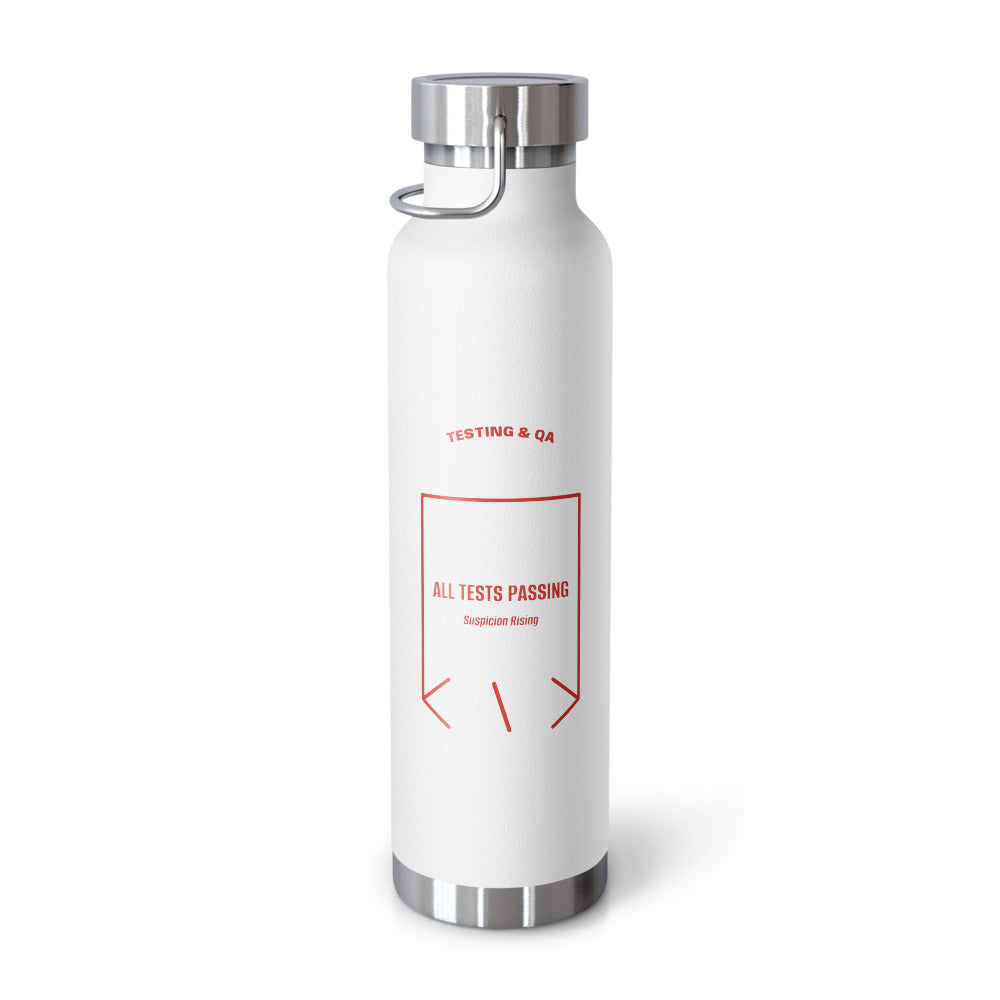 All Tests Passing — White Red back mockup (22oz)