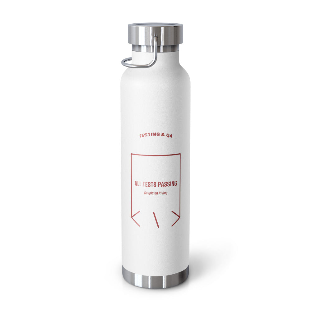 All Tests Passing — White Brown back mockup (22oz)