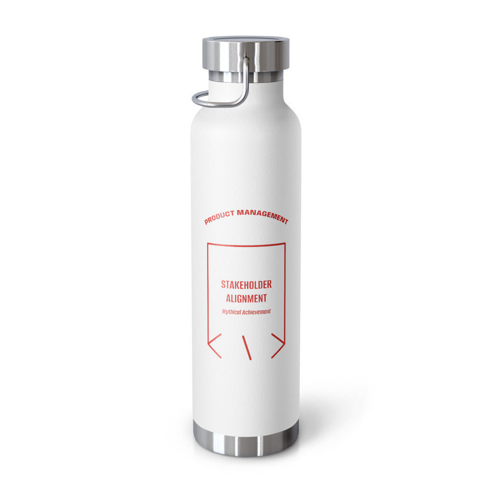 Stakeholder Alignment — White Red back mockup (22oz)