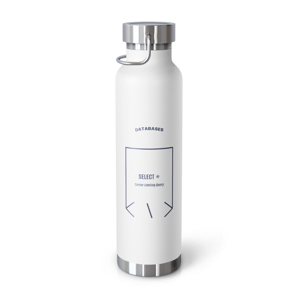 SELECT * — White Navy back mockup (22oz)