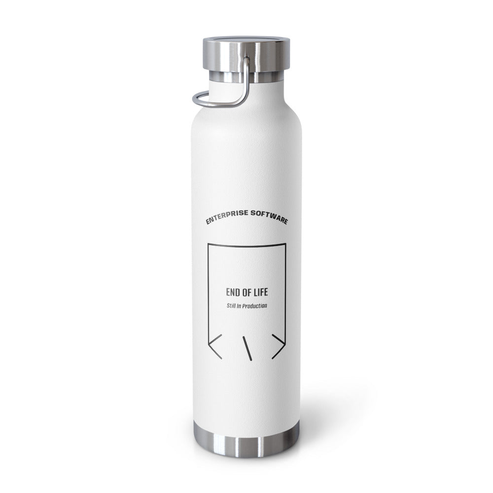 End Of Life — White Black back mockup (22oz)