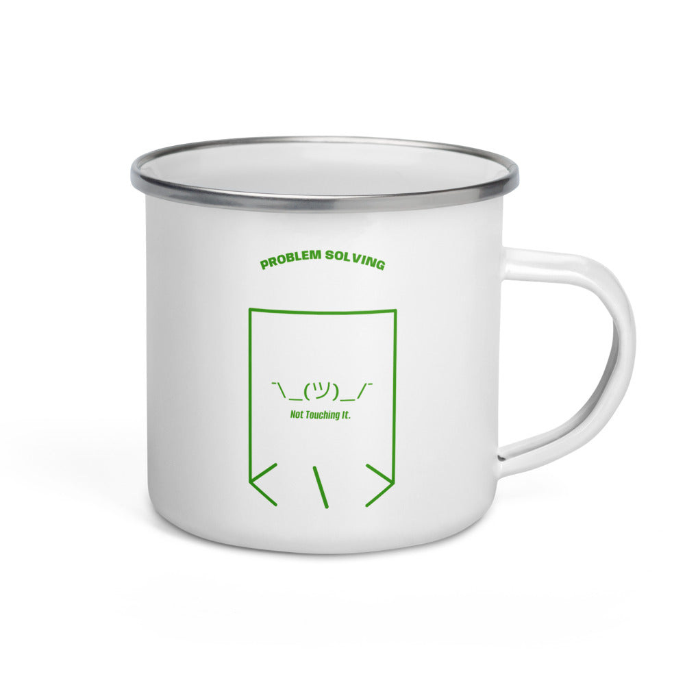 ¯\_(ツ)_/¯ — White Green back mockup (12 oz)