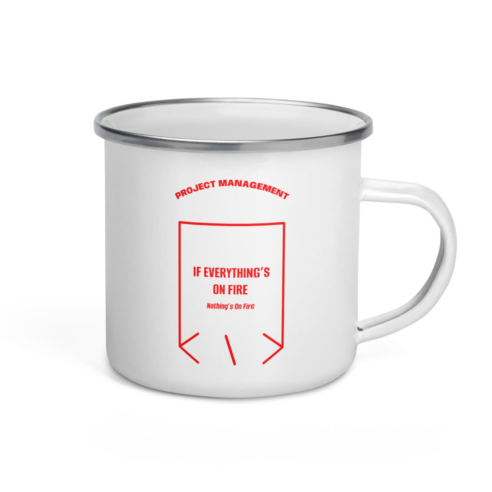 If Everything’s On Fire — White Red back mockup (12 oz)