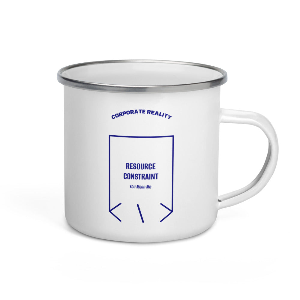 Resource Constraint — White Navy back mockup (12 oz)