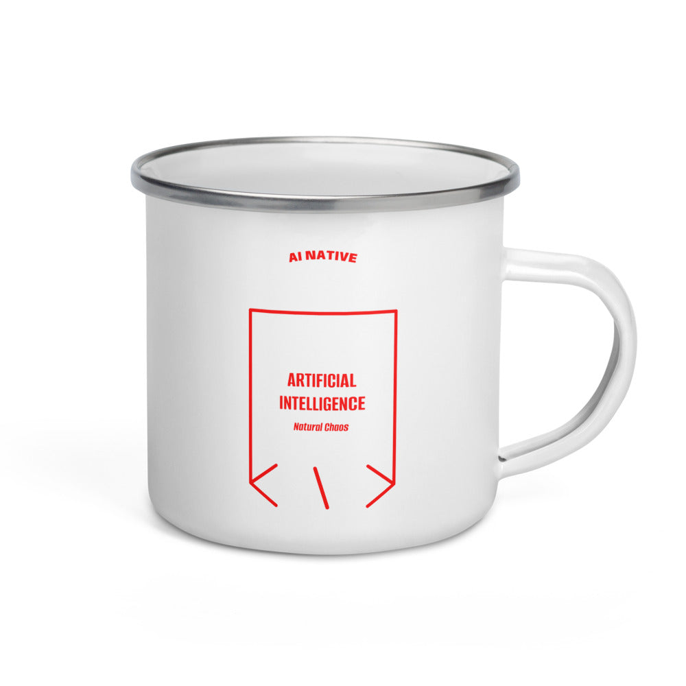 Artificial Intelligence — White Red back mockup (12 oz)
