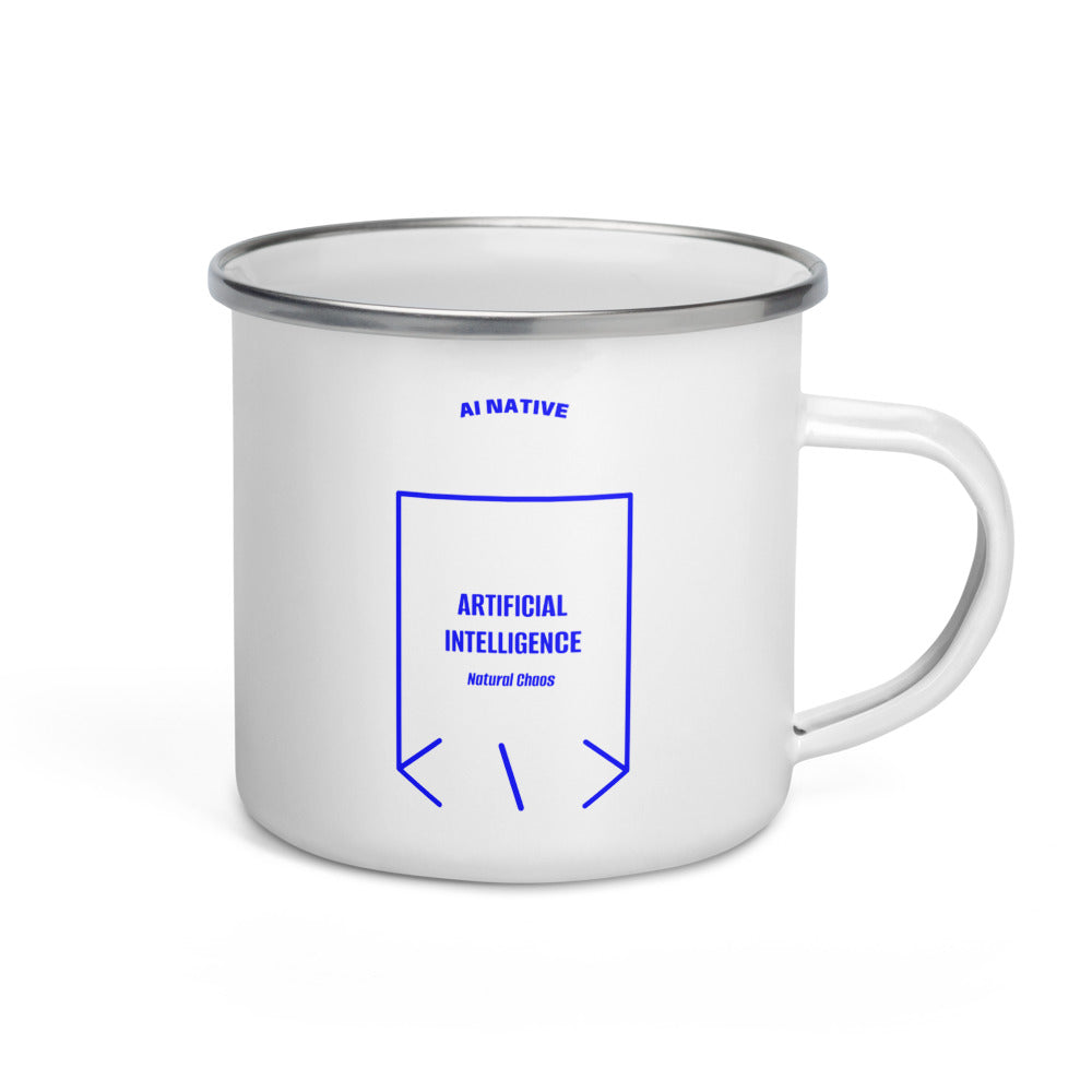 Artificial Intelligence — White Blue back mockup (12 oz)