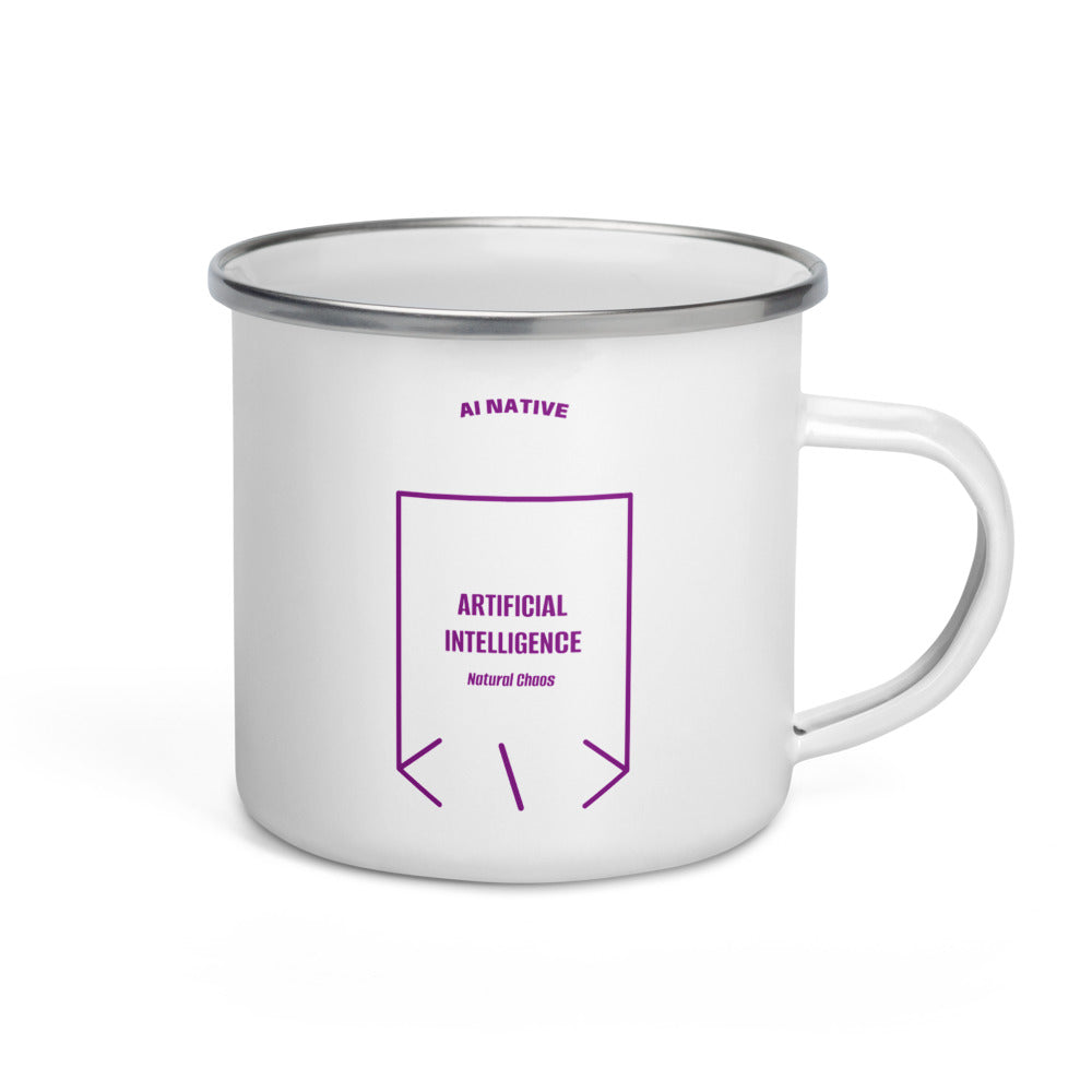 Artificial Intelligence — White Purple back mockup (12 oz)