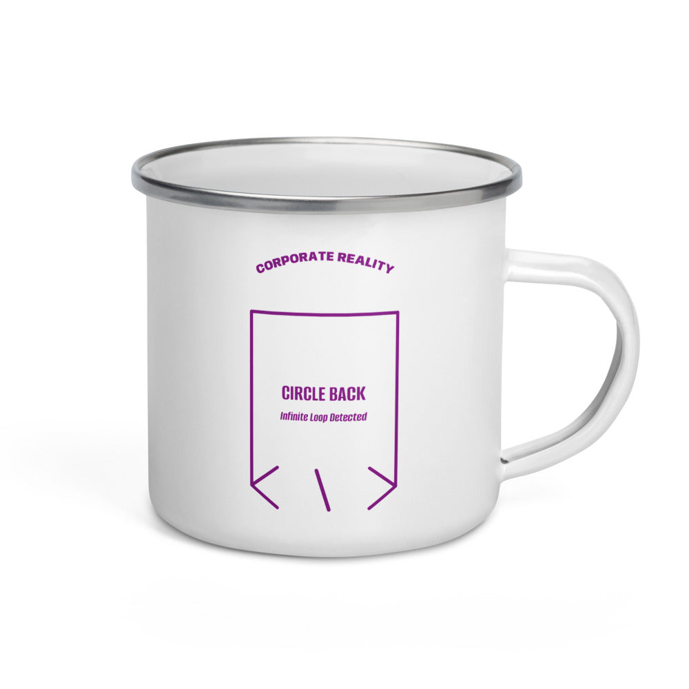Circle Back — White Purple back mockup (12 oz)