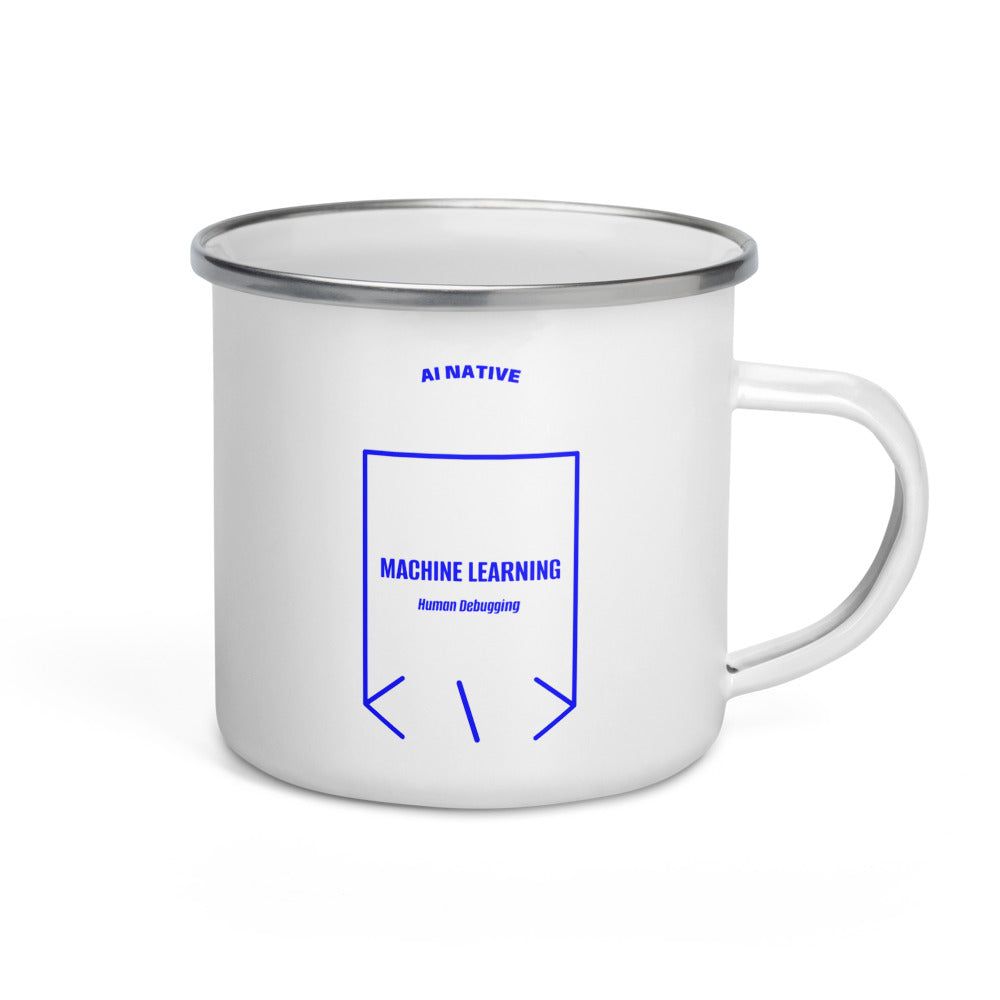 Machine Learning — White Blue back mockup (12 oz)