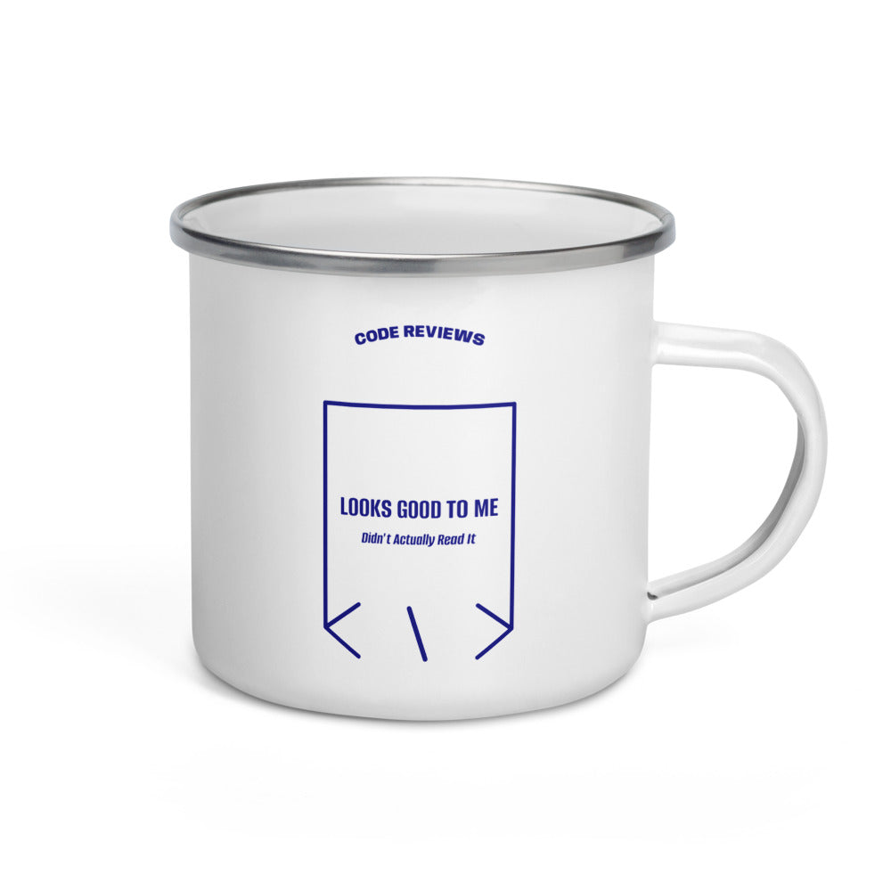 Looks Good To Me — White Navy back mockup (12 oz)
