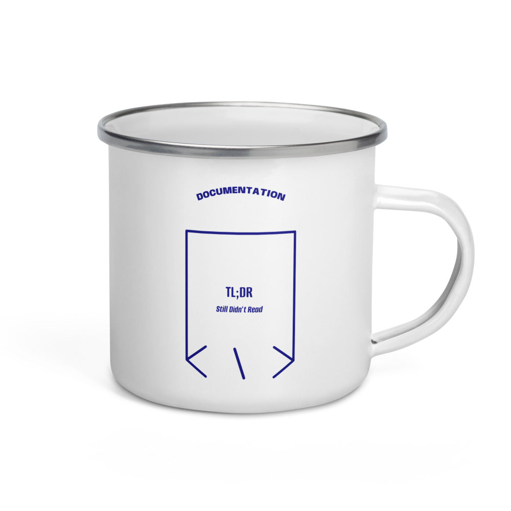 TL;DR — White Navy back mockup (12 oz)
