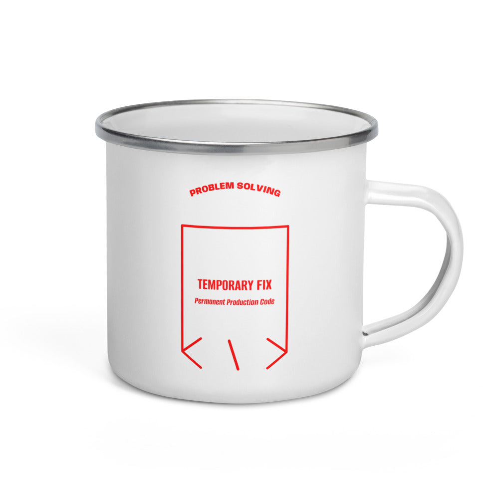 Temporary Fix — White Red back mockup (12 oz)