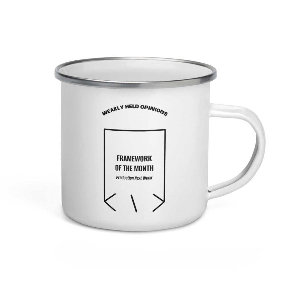 Framework Of The Month — White Black back mockup (12 oz)